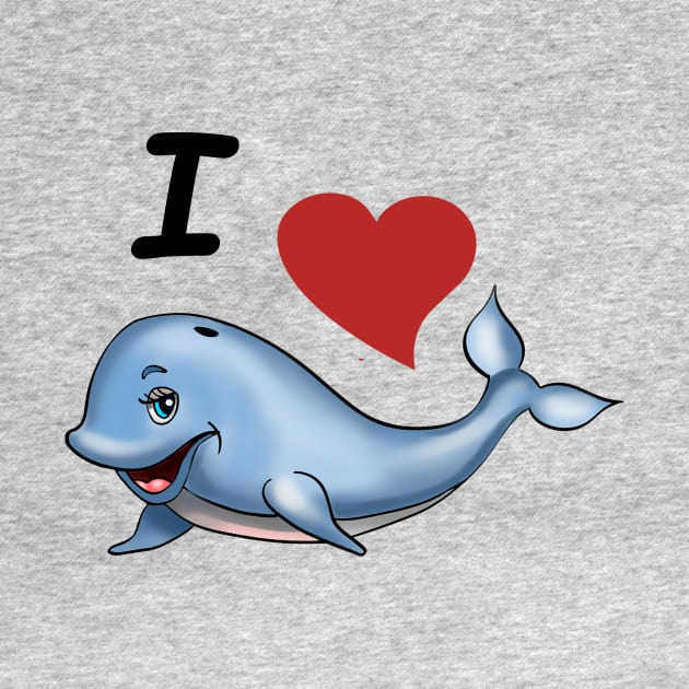 I Love Whales by KissedbyNature